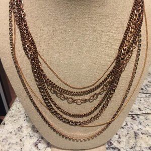 STELLA & DOT ROSE GOLD CHAIN NECKLACE